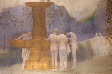 Figurer ved en fontene
